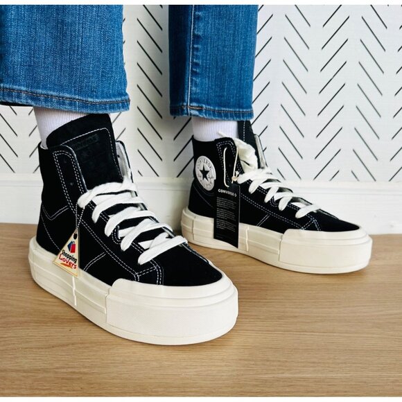 ❤️Converse Chuck Taylor All Star Cruise Hi 6.5 Women Shoes Black Sneaker A04689C - Picture 2 of 13